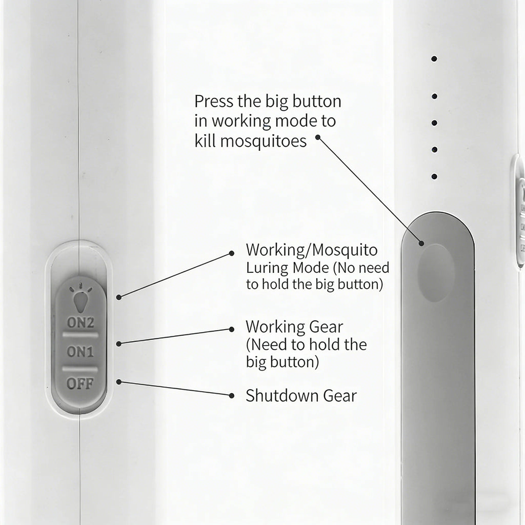 Mosquito Lamp with UV Light USB Rechargeable S