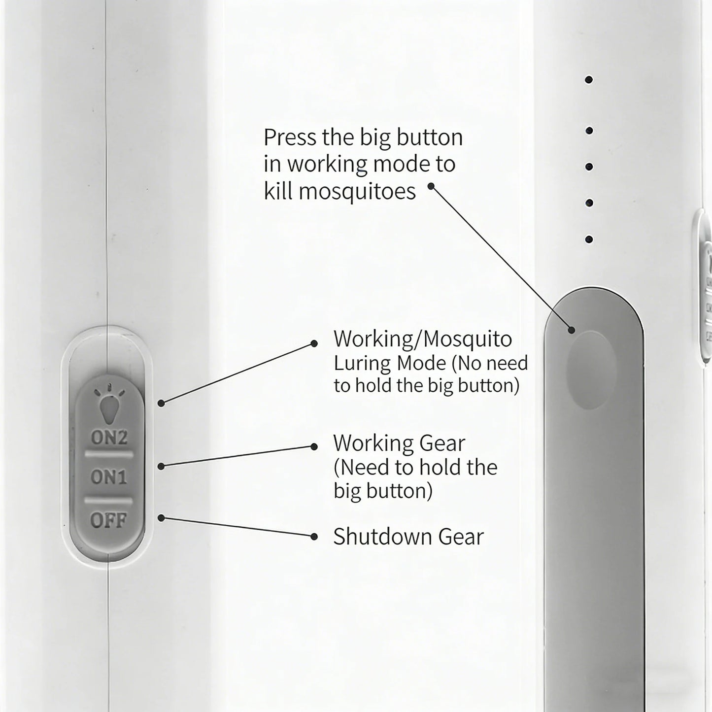 Mosquito Lamp with UV Light USB Rechargeable