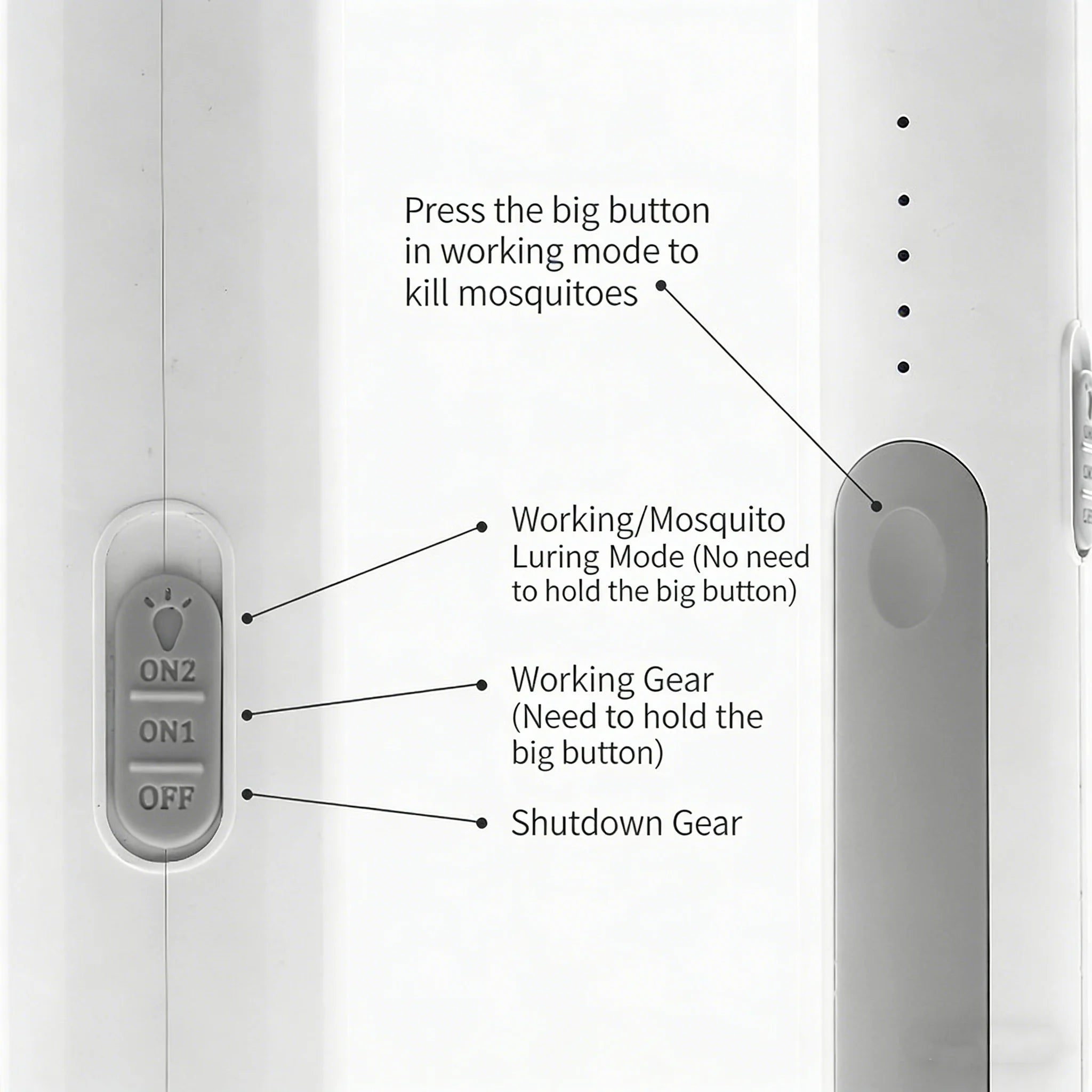 Mosquito Lamp with UV Light USB Rechargeable
